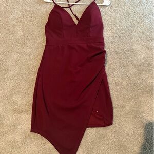 Elegant Burgundy Jumpsuit